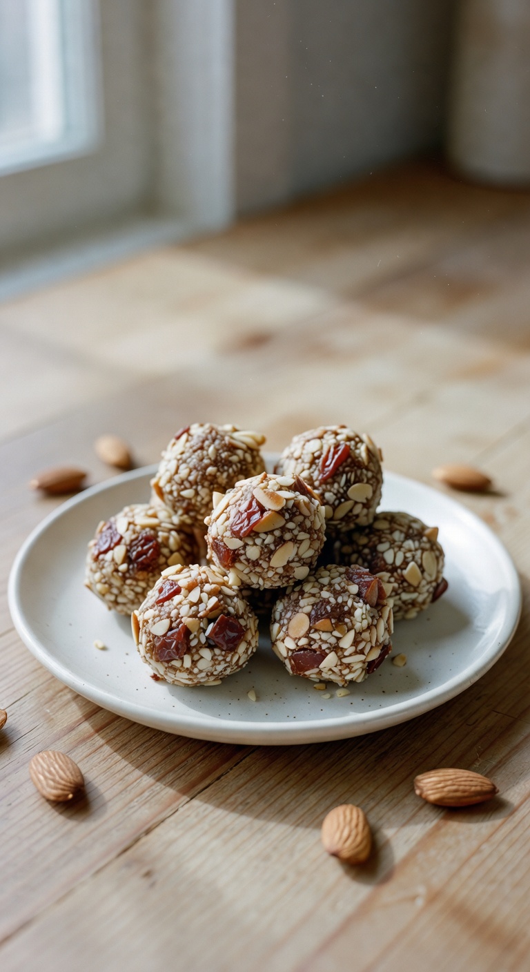 Date and almond energy bites