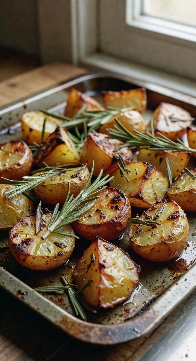 Olive-oil roasted potatoes